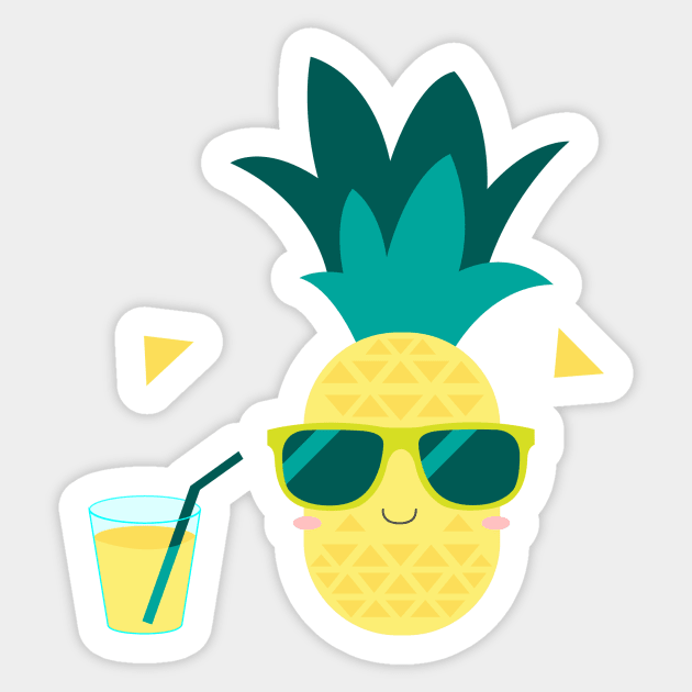 Pineapple Sticker by Namarqueza